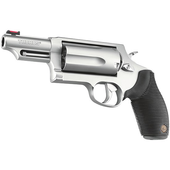 Taurus 2-441039MAG Judge Magnum Compact 45 Colt (LC)/410 Mag 5-Round, 3" Matte Stainless Steel Barrel, Cylinder & Frame, Black Finger Groove Grip - Image 3