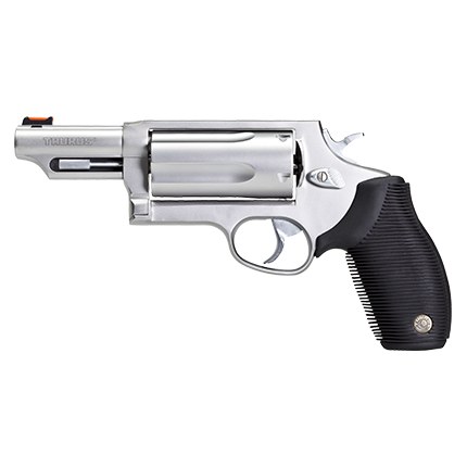 Taurus 2-441039MAG Judge Magnum Compact 45 Colt (LC)/410 Mag 5-Round, 3" Matte Stainless Steel Barrel, Cylinder & Frame, Black Finger Groove Grip - Image 4