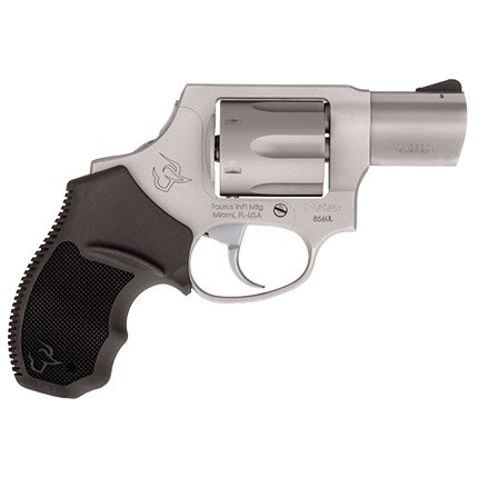 Taurus 2-856029CH 856 Small 38 Special +P 6 Shot 2" Matte Stainless Steel Barrel, Cylinder & Frame, Black Finger Grooved Rubber Grip, Transfer Bar - Image 5