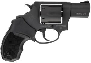 Taurus 2-85621 856 *CA Compliant Small 38 Special +P 6 Shot 2" Matte Black Carbon Steel Barrel, Cylinder & Frame, Black Finger Grooved Rubber