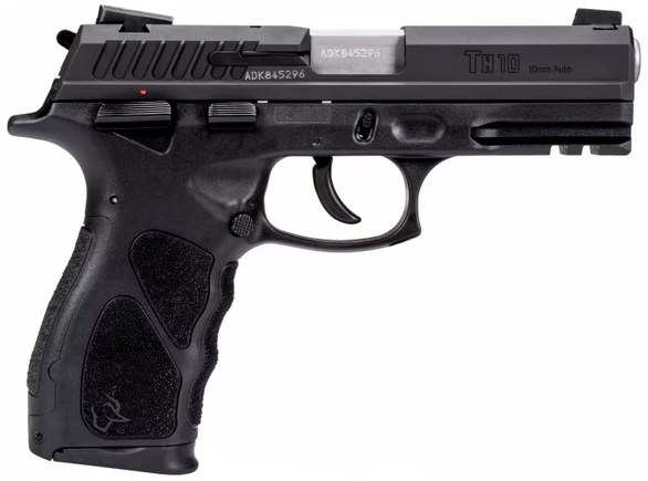 Taurus 1-TH10041 TH Full Size 10mm Auto 15+1 4.27" Matte Stainless Steel Barrel, Matte Black Serrated Slide, Black Polymer Frame with Picatinny Rail - Image 3