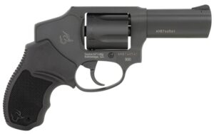 Taurus 2-850131 850 Small 38 Special 5 Shot 3" Matte Black Alloy Steel Barrel, Cylinder & Frame, Black Rubber Grip, Transfer Bar Safety, Concealed