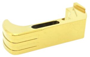 Cross Armory CRG5MCGD Magazine Catch Extended Compatible with Glock Gen4-5 Gold Anodized Aluminum