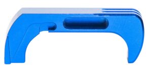 Cross Armory CRG5MCBL Magazine Catch Extended Compatible with Glock Gen4-5 Blue Anodized Aluminum