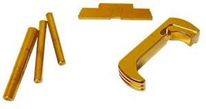 Cross Armory CRG5OKGD 3 Piece Kit Extended Compatible with Glock 17/19/26/34 Gen5 Gold Anodized Steel/Aluminum