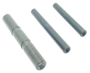 Cross Armory CRG5PSBK 3 Pin Set Dimpled Compatible with Glock 17/19/26/34 Gen5 Black Steel