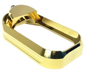 Cross Armory CRGFMWGD Flared Magwell Compatible with Glock Gen1-3 Gold Anodized Aluminum