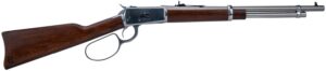 Rossi Heritage Manufacturing H92044189 92 Ranch Hand 44 Mag 8-Round 18" Stainless Polished Barrel, Stainless Polished Receiver, Fixed Hardwood Stock
