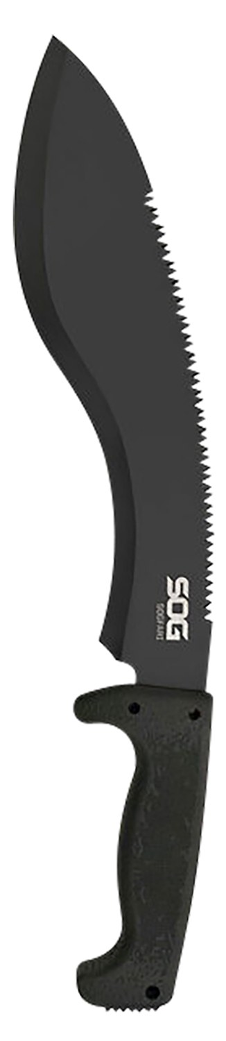 S.O.G SOGMC11N SOGfari 12" Black Hardcased 3Cr13MoV SS Blade Black Kraton Handle 18" Long Includes Sheath