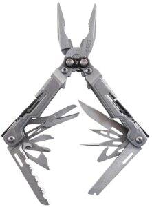 S.O.G SOG-PP1001-CP PowerPint Stonewashed Stainless Steel 5Cr15MoV Stainless Steel Long Features 18 Tools
