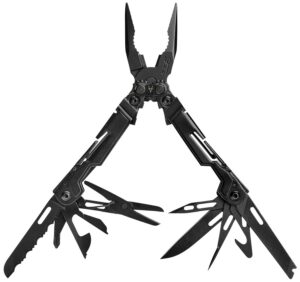 S.O.G SOG-PP1002-C PowerPint Black Hardcoat Anodized Stainless Steel 5.10" Long Features 5Cr15MoV Stainless Steel