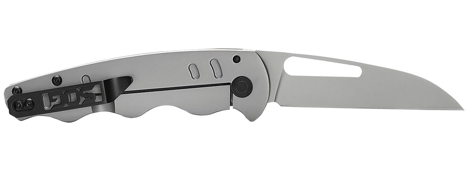 S.O.G SOG14520157 Escape FL 3" Folding Sheepsfoot Plain 8Cr13MoV SS Blade Silver with "SOG" Stainless Steel Handle Includes Pocket Clip