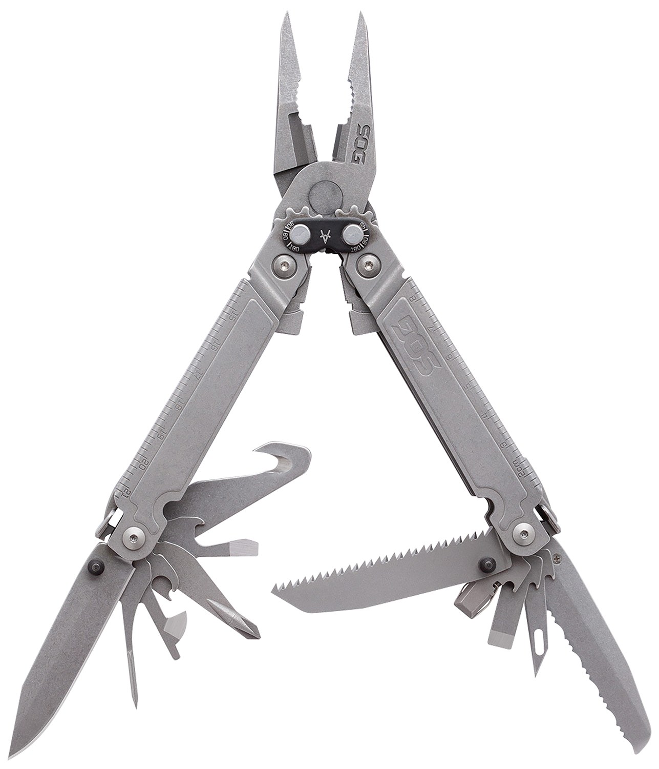SOG Poweraccess Assist Stone Washed Multi Tool with Nylon Sheath 21 Tool ( 6 Er Case )