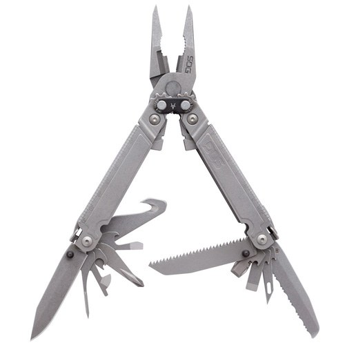SOG Poweraccess Assist Stone Washed Multi Tool with Nylon Sheath 21 Tool ( 6 Er Case ) - Image 2