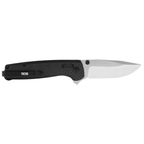 S.O.G SOGTM1025BX Terminus XR 2.95" Folding Clip Point Plain Satin CPM S35VN SS Blade Black G10/Carbon Fiber Handle Features Box Packaging Includes - Image 2