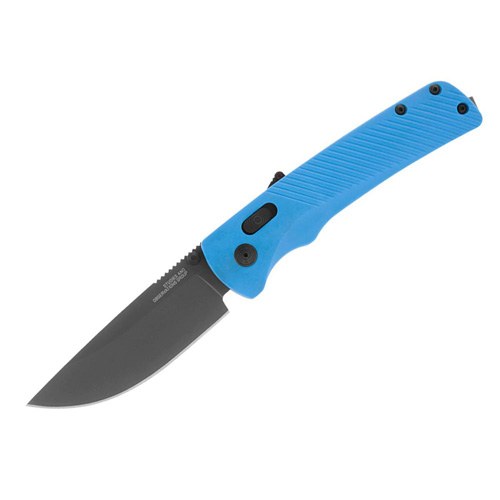 S.O.G SOG11180341 Flash at 3.45" Folding Plain TiNi Cryo D2 Steel Blade/Civic Cyan Green Handle Includes Pocket Clip - Image 2