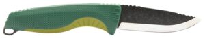 S.O.G SOG17410257 Aegis at 3.13" Folding Drop Point Part Serrated Black TiNi Cryo D2 Steel Blade, OD Green Textured Green Handle