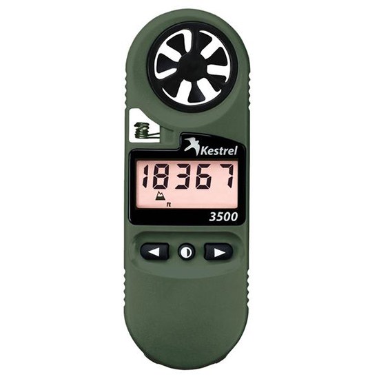Kestrel 3500NV Weather Meter/Digital Psychrometer +NV Backlight Olive Drab - Image 2