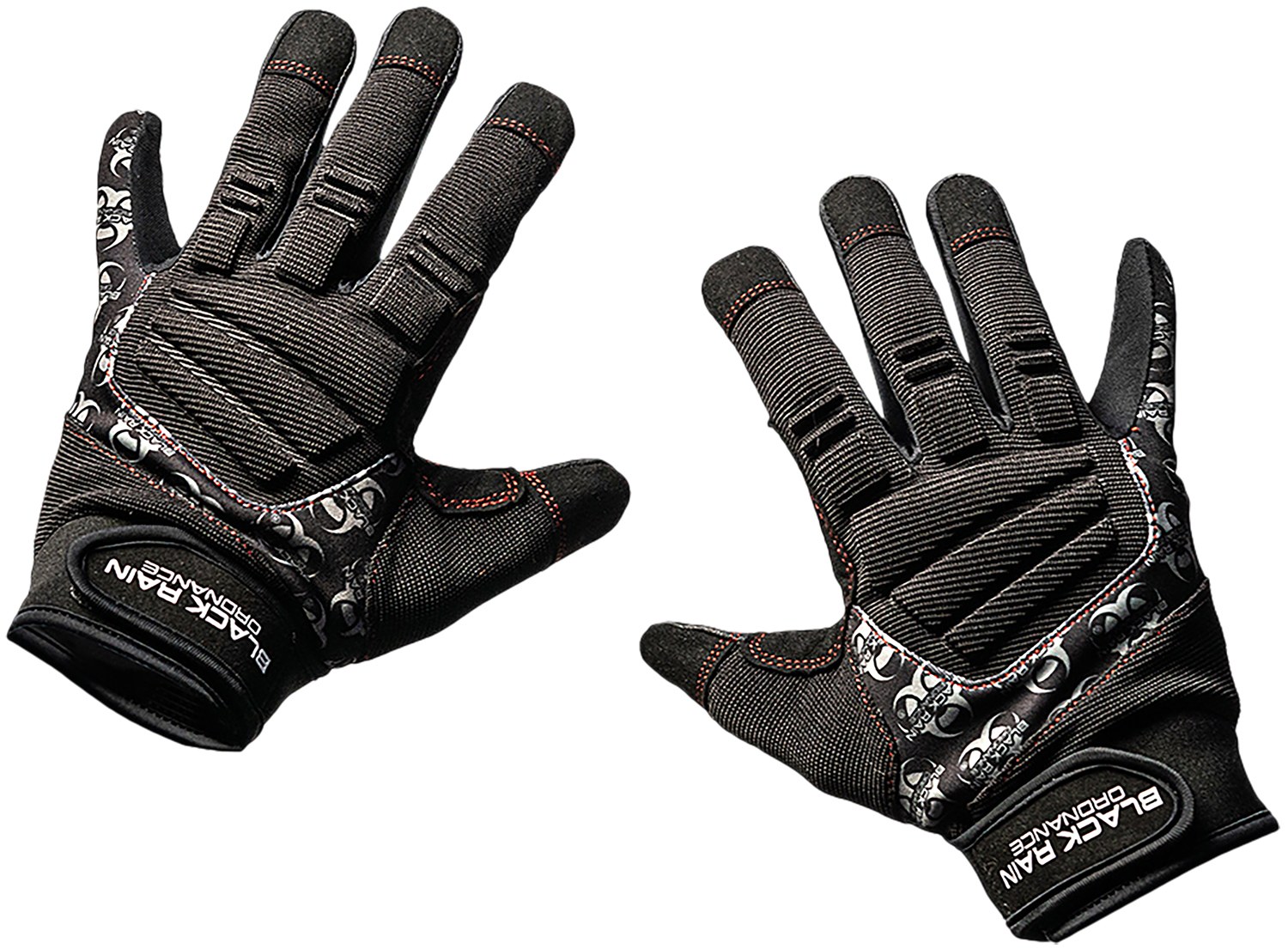 Black Rain Ordnance TACTGLOVEBLK/GRYXL Tactical Gloves Black/Gray XL Velcro