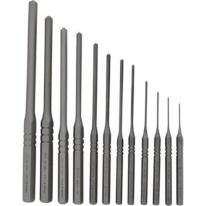 Steel Roll Pin Punches 12 Piece Steel Roll Pin Punch Set