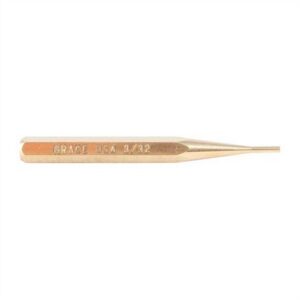 Brass Punch Set 3/32'' (2.4MM) Brass Pin Punch