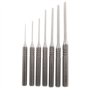 Steel Roll Pin Punches 7 Piece Steel Roll Pin Punch Set