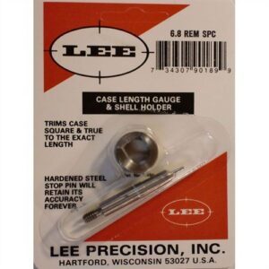 Lee Precision Case Length Gauges Lee Length Gauge/ Shellholder, 6.8 Rem Special