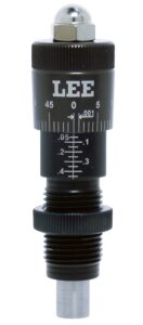 Lee Precision 92128 Micrometer Factory Crimp Adapter Black/Clear 9mm Pistol Firearm