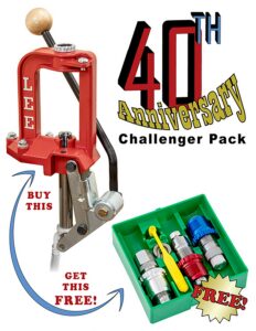 Lee Precision 92130 Challenger Press 40th Anniversary with Breech Lock 38 Special Dies