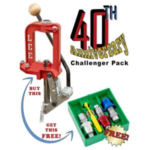 Lee Precision Challenger 40TH Anniversay Press with 3-DIE Breech Lock Reload Dies 40TH Anniversary Pack with 223 Rem Breech Lock 3-DIE Set