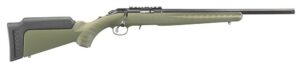 Ruger 8334 American Rimfire Sports South Exclusive Full Size 22 LR 10+1 18" Satin Blued Threaded Barrel & Alloy Steel Receiver with Scope Rail