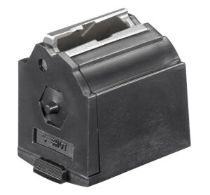 Ruger 90041 BX-15 5-Round Magazine Fits Ruger 10/22/SR/American Rimfire/ 77/Charger 22LR Black Rotary
