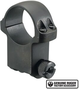 Ruger Scope Single Ring 1" X-High 1.187 Height Matte Blued
