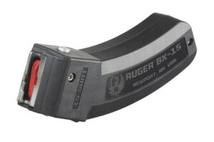 Ruger 90463 BX-15 15-Round Magazine Fits Ruger 10/22/SR/American Rimfire/ 77/Charger 22LR BX-15 Black