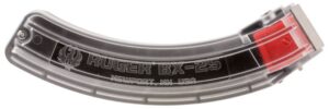 Ruger 90591 BX-25 25-Round Magazine Fits Ruger 10/22/SR/77/Charger 22LR BX-25 Clear
