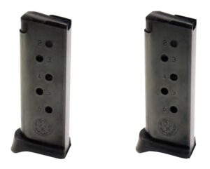 Ruger 90643 LCP Value Pack 6-Round 380 ACP Blued Steel 2 per Pack