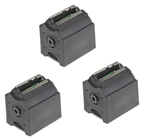 Ruger 90979 BX-1 Value Pack 10-Round Rotary 22 LR Fits Ruger 10/22 Black Plastic Left Hand 3 Pack