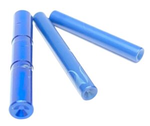 Cross Armory CRG5PSBL 3 Pin Set Dimpled Compatible with Glock 17/19/26/34 Gen5 Blue Steel