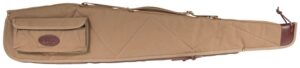 Boyt Harness OGC98PL06 Alaskan Rifle Case 48" Waxed Kahki Canvas with Brass Hardware & Quilted Flannel Padding for Scoped Rifles