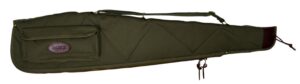 Boyt Harness OGC98PM09 Alaskan Rifle Case 44" Waxed OD Green Canvas with Brass Hardware & Quilted Flannel for Scoped Rifles