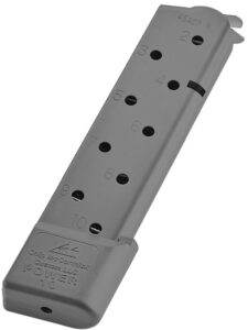 CMC Products 16150C Power Magazine 10-Round 45 ACP Fits 1911 Government Black Stainless Steel