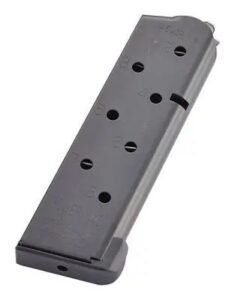 CMC Products 16132C Power Magazine 8-Round 45 ACP Fits 1911 Officer Black Stainless Steel