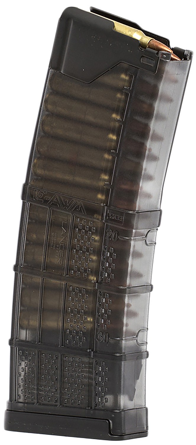 L5AWM GEN2 10/30 5.56x45 NATO LIMTED RIFLE MAGAZINE L5AWM GEN2 5.56X45 NATO 10/30 MAGAZINE LIMITED CLEAR