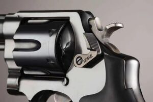 Hogue S&W Short Cylinder Release Stainless Steel Blued