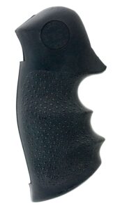 Hogue 10000 Monogrip Black Rubber with Finger Grooves for S&W K, L Frame with Square Butt