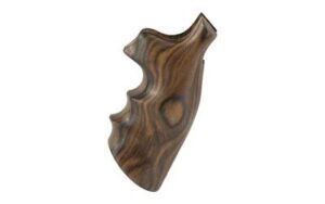 Hogue Wood Grip S&w K&l Frame Square Butt with Finger Groves