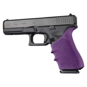 Hogue HandAll Beavertail Grip Sleeve Glock 17 Gen 1-2-5 Purple