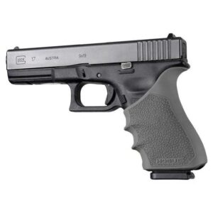 Hogue HandAll Beavertail Grip Sleeve Glock 17 Gen 3-4 Slate Grey