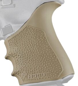 Hogue 17053 Grip Sleeve Handall Beavertail Flat Dark Earth Rubber