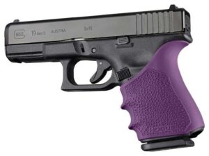 Hogue HandAll Beavertail Grip Sleeve Glock 19 Gen 1-2-5 Purple